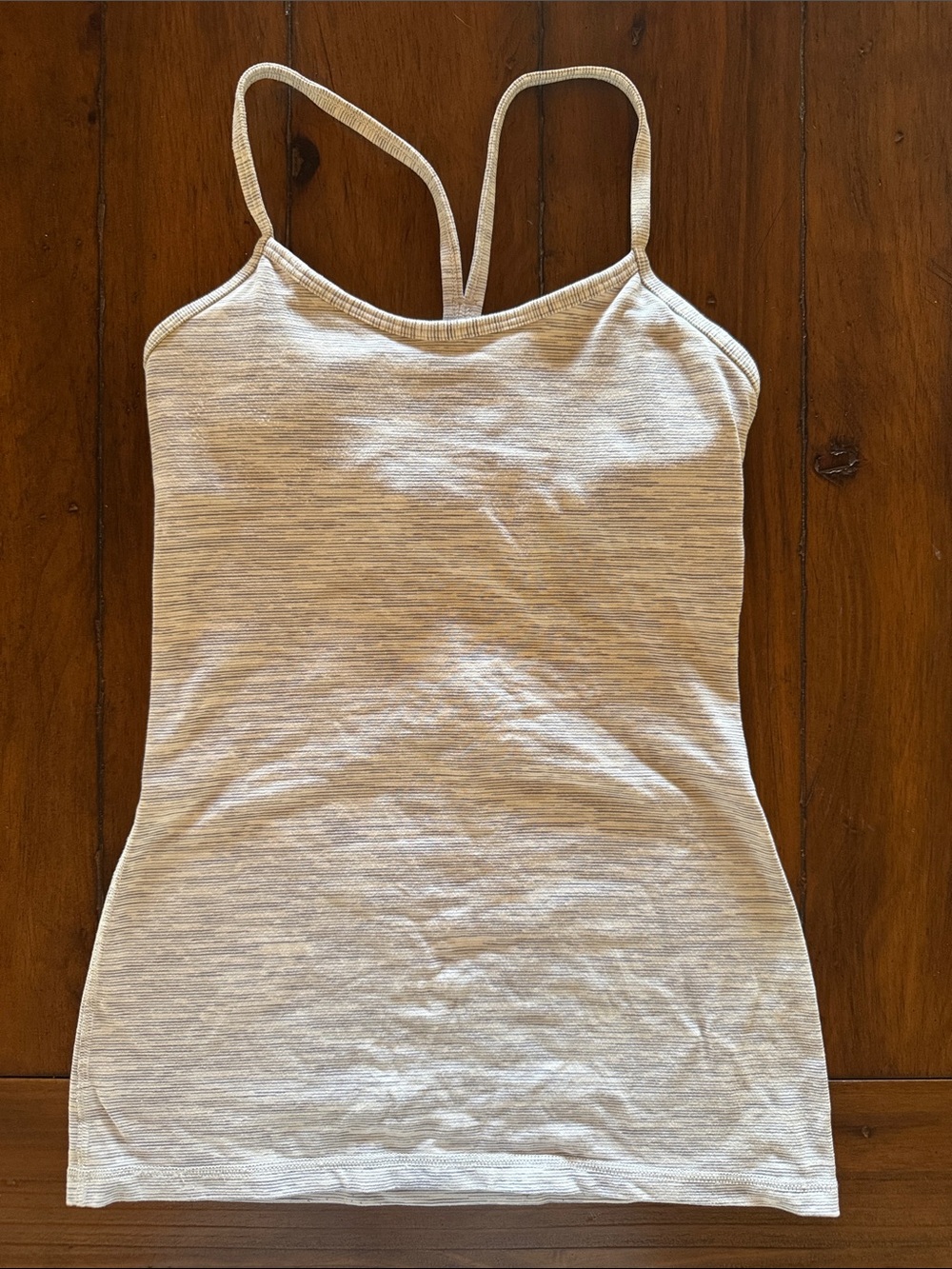 Lululemon Classic Women's Thin-Strap Tank Top - grey/white